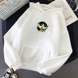 Loose Korean Style  PowerPuff Girls Oversized Winter Sweatshirt