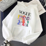 Loose Korean Style  PowerPuff Girls Oversized Winter Sweatshirt