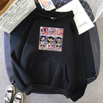 Loose Korean Style  PowerPuff Girls Oversized Winter Sweatshirt