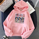 Loose Korean Style  PowerPuff Girls Oversized Winter Sweatshirt