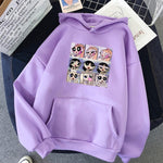 Loose Korean Style  PowerPuff Girls Oversized Winter Sweatshirt